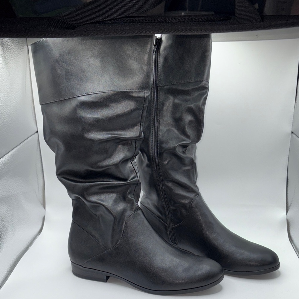 Style & Co. Black Over the Knee Boots
